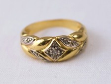 Bague en plaqué or pour femme vintage