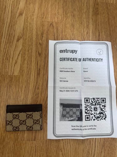 Porte cartes gucci - gucci, marron