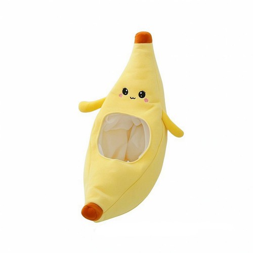 Cagoule banane peluche - cagoule,