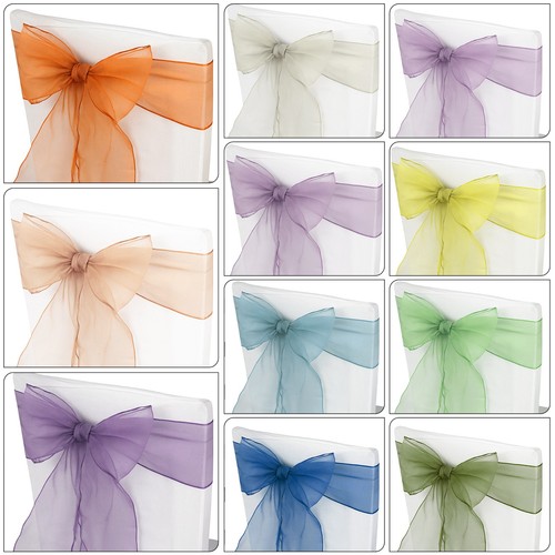 Rubans pour chaise organza - chaise, en