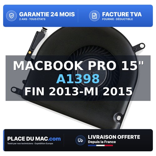 Ventilateur droit pour - , macbook