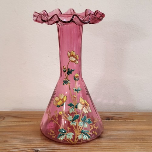 Petit vase verre teinté - verre,