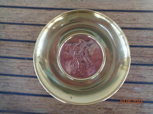 Pdb 329 assiette cuivre et - 329,