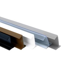 1,5m JOINT DE PLINTHES DE CUISINE 16mm / 18mm PVC strip pour aglo, bois, etc.