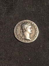 Piece romaine denier argent de