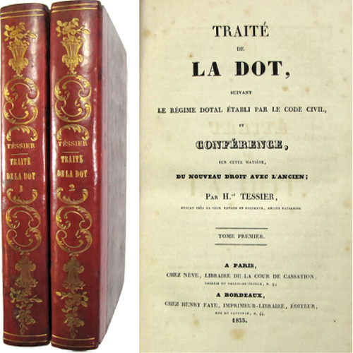 Traité dot 1835 - dot,