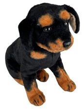 Realistic Plush Rottweiler 20"