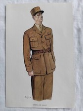 GENERAL DE GAULLE 1946 GRAVURE