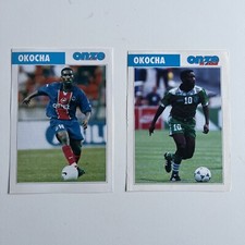 Jay-Jay OKOCHA cards | PSG Paris - NIGERIA | ONZE MONDIAL WC 1994 | Rare!