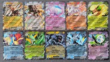  Lot 10 cartes Pokémon EX Foudre Noire/Flamme Blanche EV10.5 ?? No Double 