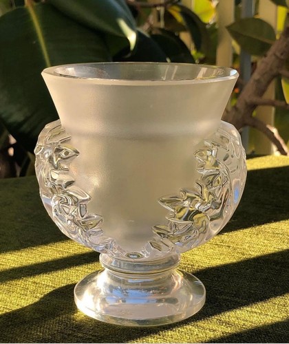Lalique france vase cristal - lalique,