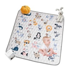 Tapis Bébé, Tapis de Jeux Bébé 127x127 cm, Tapis Éveil Bébé Rembourré, Tapis ...