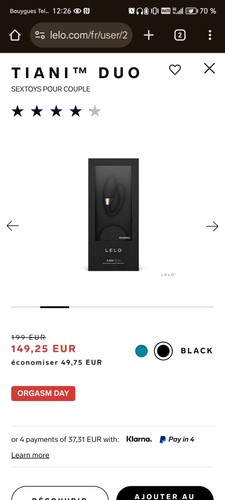 Lelo tiani duo black - lelo, 3
