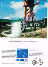PUBLICITE ADVERTISING 064 1991  MBK   VTT  HPF    vélo