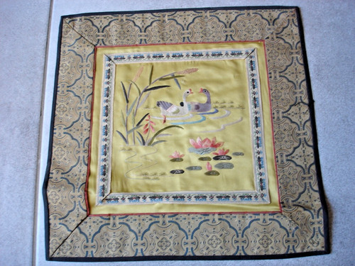 Ancien tableau chinois sur