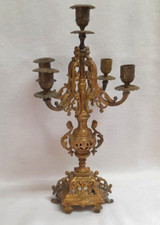 ANCIEN CHANDELIER 5  FEUX  EN