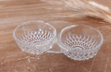 Saleron sel/poivre Duralex verre vintage, Made in France