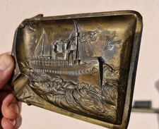CENDRIER BRONZE AU PAQUEBOT