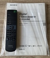 Rare Remote télécommande originale SONY vtr RMT-DS11 Pour DSR-11 + notices