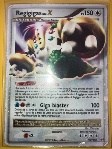 Carte pokémon regigigas - pokémon,