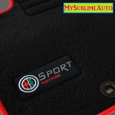 Tapis Alfa Roméo 156 Sw De 1997 à 2006 Edition Logo Velours Sport Brodé NEUFS