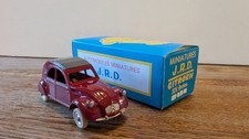 JRD 85 1/43 CITROEN 2CV ROUGE BORDEAUX MADE IN FRANCE ref 211