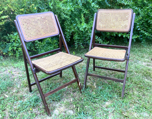 Paire chaises pliantes - de,