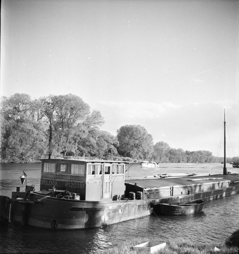 Herblay 1957 péniche sur - herblay,