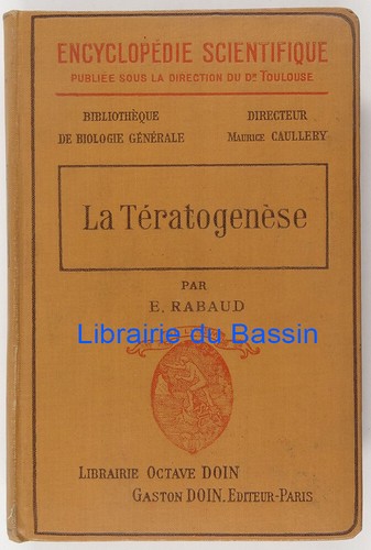 Tératogenèse etude des - etude,