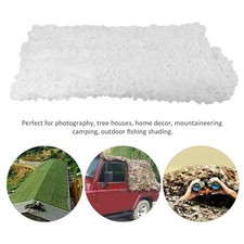 (blanc 3 * 4) Filet De Camouflage Militaire Extérieur Pour Caméra De Chasse