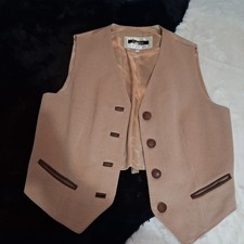 Gilet femme sans manches rose