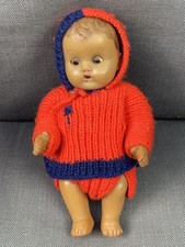 Ancien poupon poupée Mormit Marie-Mia caoutchouc années 40/50