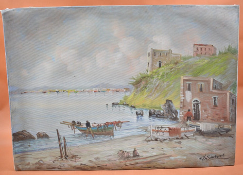 Peinture huile sur toile - peinture, l'huile