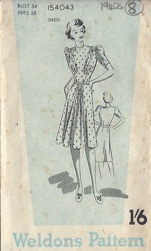 1940s vintage couture - vintage, motif