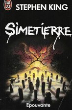 "Simetierre" Stephen King/ Etat d'usage bon-correct/ 1990/ Livre poche