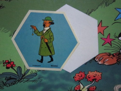 Autocollants tintin la - ,