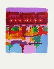 CHARLES LAPICQUE ITALIE VENISE - LE QUAI DES ESCLAVONS 1955 lithographie signée