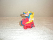 CARTOON NETW0RK COW AND CHICKEN RIDING MOTORCYCLE POPPING A WHEELIE