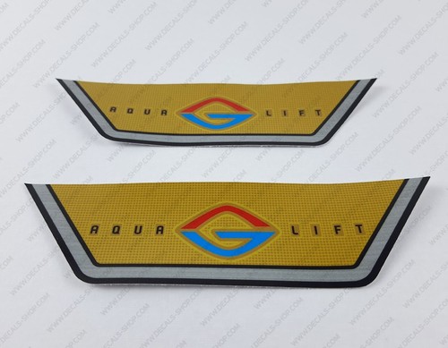 Glastron boat aqua lift decals - boat,