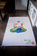 LEGO ✯ REBUILD THE WORLD A Rare Large French Vintage Advertising Poster Original