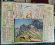 Calendrier des postes 1966