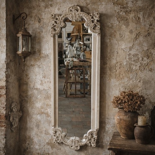 Grand miroir mural - grand, style