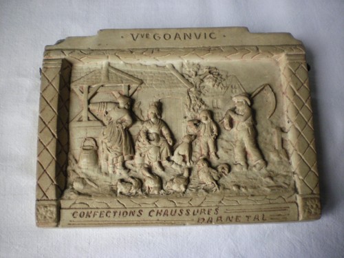Plaque publicitaire - , en