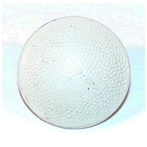 Bouton peint blanc - peint,