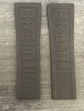 Breitling Noir Plongeur Pro III Caoutchouc Sangle pour Boucle Déployante 24-20