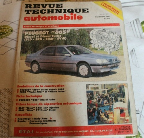 Revue technique automobile rta - technique,