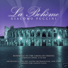 CD La Bohème De Giacomo Puccini Opéra En 4 Actes 2CDs De La Met, New York