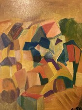 Belle peinture abstraite huile - peinture,