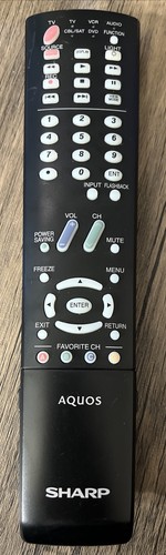 Sharp ga759wjsa lcd remote - sharp, tv