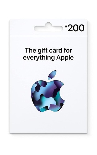 200 apple physical - apple, card
